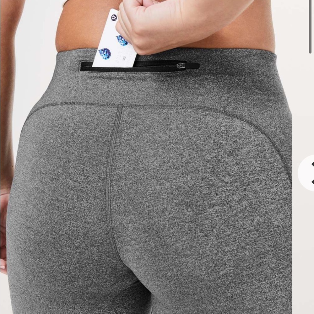 Lululemon • Speed Up Crop Leggings *21" in Heathered Black - Picture 7 of 12